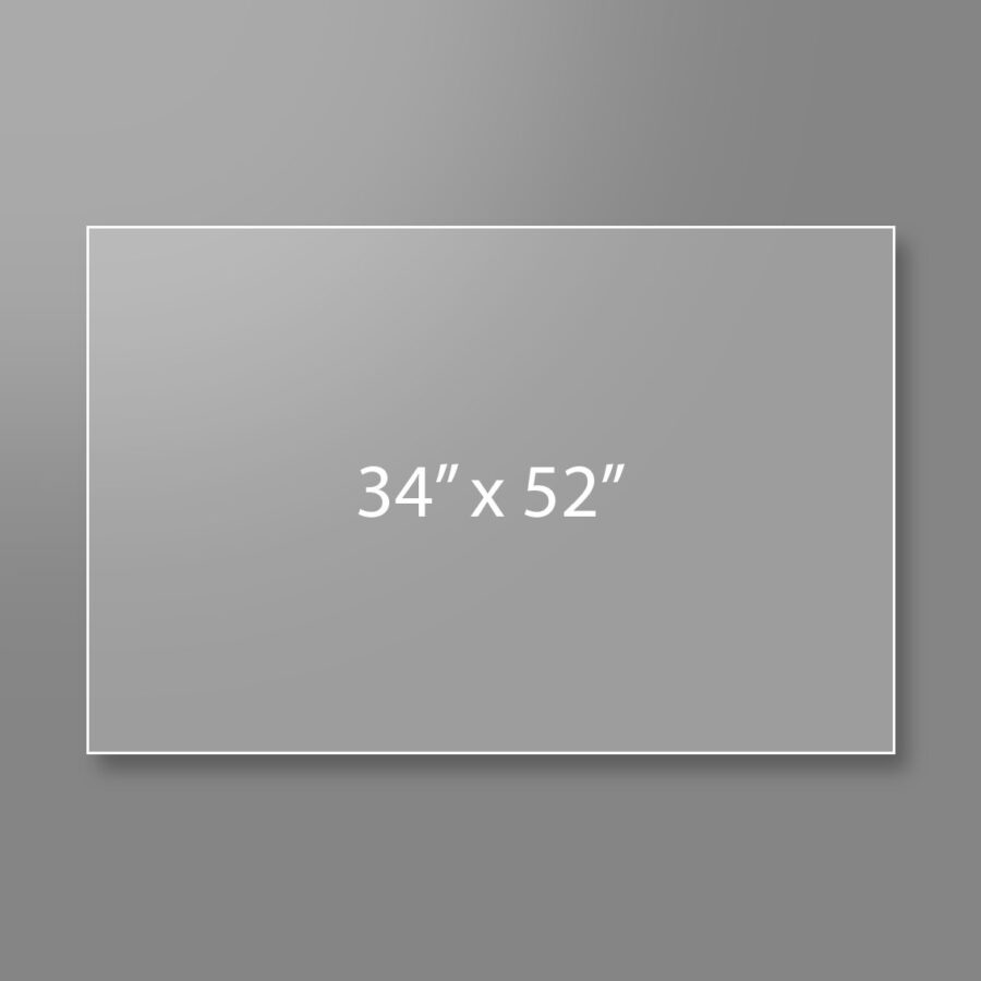 Sticker Canvas Foamboard Frame   Size 34 x 52